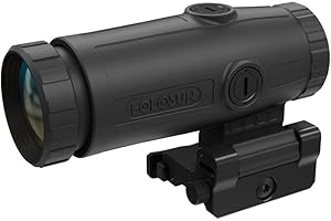 CANICOM Holosun HM3X | Ingranditore 3x per Red Dot | Attacco Picatinny Quick Detach | Sistema Flip & QD Mount | Impermeabile IP67 | Regolabile in Alzo e Deriva | Estr. Pupillare 70mm