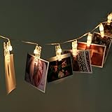 LED Foto Display Lichterkette mit Timer Funktion Warm Weiß 15 ft/4 - 3