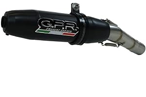 GPR EXHAUST SYSTEM GPR Italia GPR CO.K.141.DENE Impianto Completo Omologato e Catalizzato compatibile con KAWASAKI ER 6 N - F 2012/16 Deeptone Nero