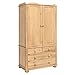 Jack & Jemima Oak Children Furniture Double Wardrobe