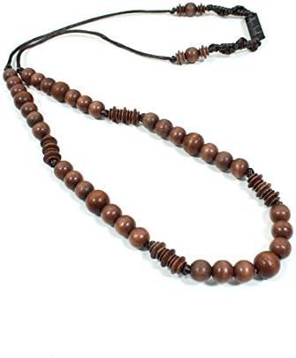 Earth Mama Dark wood teething necklace