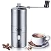 Produktbild Deik Manuelle Kaffeemühle, Salz und Pfeffermühle, Keramik-Mahlwerk, Espresso-Mühle, Tragbare Hand-kaffeemühle, Gratmühle für Präzisions-Brauen, Edelstahl, Silber