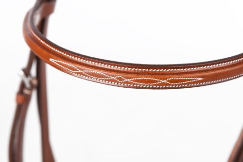 Huntley-Equestrian-Fancy-Stitched-Sedgwick-Leather-English-Bridle-and-Reins