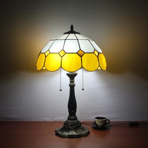 Preisvergleich Produktbild Tiffany 16-Zoll-Tischlampe Schlafzimmer Lampe europäischen Mittelmeernachttischlampe