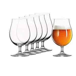 Spiegelau 4-teiliges Bierglas-Set 'Beer Classics' – Kristallglas Für IPA, Hefeweizen, Lager & Biertulpe
