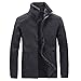 Produktbild TWBB Herren Verdicken Wintermantel Outwear Einfarbig Jacke mit Fleecefutter Slim Fit Vintage Klassisch Jacket Windbreaker