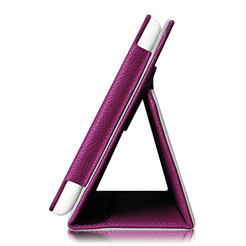 Fintie Odys Junior Tab 8 Pro Hülle Case – Slim Fit Folio Kunstleder Schutzhülle Cover Tasche mit Ständerfunktion und Stylus-Halterung für Odys Junior Tab 8 Pro 20,3cm (8 Zoll) Tablet-PC, Lila - 7