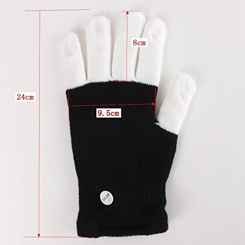 Colorful and 7 Mode LED Rave Flashing Light Glow Finger Gloves for Clubs,Festivals,Christmas,Running,Cycling,Sports,from Namsan