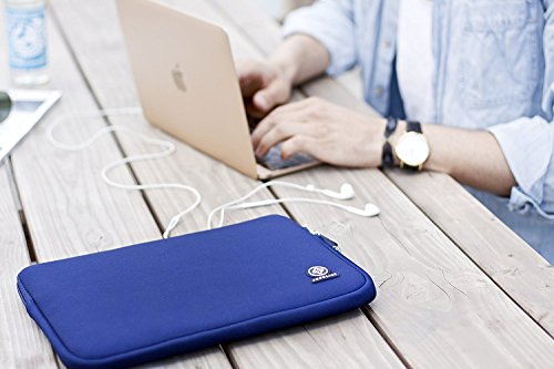 JUBELIST Element Sleeve Tasche H  lle aus Neopren passgenau f  r das neue Apple Macbook 12  Zoll - Zubeh  r new Collection 2015 - Case in schwarz