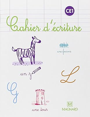 Magnard Cahier d'écriture CE1