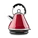 Produktbild Klarstein Charlotte II Wasserkocher Teekocher (2200 Watt, 1,7 Liter, Edelstahl, Cool-Touch-Griff) rot
