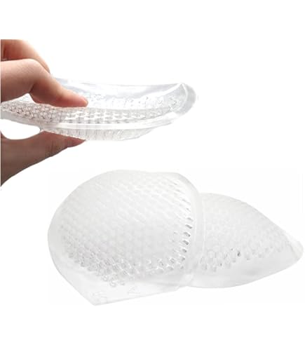 2 Pairs Removable Bra Pads Lift Breast Inserts Self-Adhesive Silicone Bra Inserts Breast Pads Invisible Padded Bra Cups Insert Bikini Push Up Sticky Bra Cups Sports Cups For Swimsuit Bikini Top At