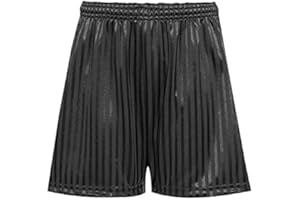 Alanna Jones Shadow Stripe PE Shorts Unisex Boys Girls Children Summer School Gym Sports Games Football Cycling – School Uniform Drawstring PE Shorts