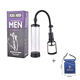 ZWFUN Aircràft Cup Vacuum Pump Male Peňňis Pump with Watch or Handle Pěnís Enlargement (B)