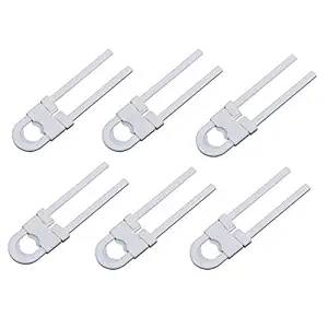 Sliding Child Safety Cabinet Locks, U Shaped Baby Proof Cupboard Kitchen Lock, Childproof Cabinet Latch Kid Safety for Knobs and Handles Home Furniture Door (Pack of 6)