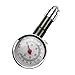 Produktbild Q68 Auto KFZ Reifendruckmesser Reifendruckprüfer Luftdruck Manometer 7,5bar, Messbereich 0,5 – 7,5 bar, Ideal für Offroad Fans, Vielfahrer oder die Urlaubsreise, Reifendruckmesser aus Metall, Geieignet für alle Reifen mit Autoventilen, 100g Gewicht, Silber-Grau
