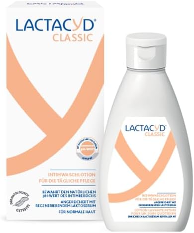 LACTACYD Classic Lozione detergente intima, cura delicata e gel doccia, 200