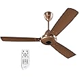 V-Guard Ecowind Pro BLDC Ceiling Fan For Home | 5 Speed Settings | 5-Star Energy Saving | Remote Control | High-Speed 100% Copper Motor | (Caramel Brown) | 1.2M