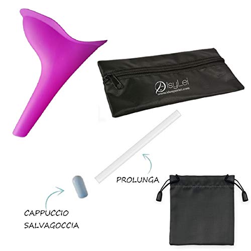 IsyLei All-in- One, Orinatoio Femminile Donna, Lilla, Taglia Unica
