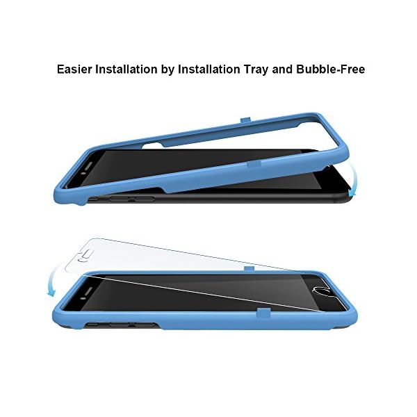 SPARIN 3 Pack Protector de Pantalla Compatible con iPhone SE 2020, iPhone 8, iPhone 7 y iPhone 6s, Sin Cobertura Toda… - Image 3