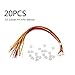 Produktbild LyGuy 20 Sets Mini Micro Jst 2.0 Ph 3-Pin-Steckverbinder Mit Drähten Kabel 300Mm 3-Pin 2,0 Ph-Stecker Mit Draht Regalo para Niños