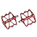 Produktbild WWGG Fahrrad Pedal Aluminiumplattform Pedal Mountain Bike 4 Mit Integriertem Rutsch,Red