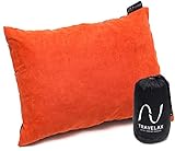 Travelax Oreiller de Voyage Confortable, léger, Lavable Coussin - Non Gonflable