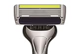Dorco Pace 6+ Razor for Men with Trimmer - The first 6-Blade Razor In The World - With Two 6-Blade Replacement Cartridges - Dermatologically Tested- Flexible Head, Angled Blades & Non-Slip Handle for Perfect Results