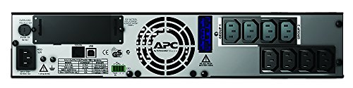 APC Smart UPS SMX1000I, USV 1000VA, Rack / Tower, bis zu 20 min. Überbrückungszeit bei Stromausfall, LCD Panel, ECO Mode – Stromsparfunktion - 2