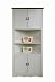 Produktbild Homecharm-intl 79x40x162CM Eckschrank/eckregal/Weiß,HC-003A