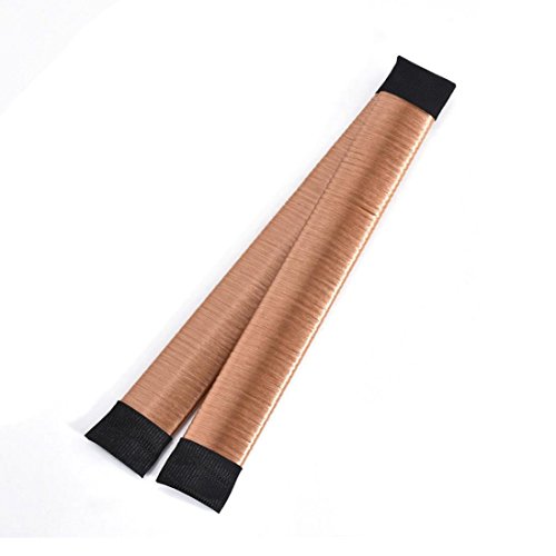 Coolster Damen Haarstyling DIY Tool Donut Hair Bun Maker & Fashion Haare Dutt Styling Werkzeug Haarknoten Frisurenhilfe -Gelb - 3