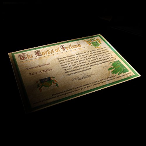 Irish Lord of Kerry | Geschenkbox | Landtitel als Namenszusatz, Souvenirgrundstück in Kerry mit persönlicher Titelurkunde - 3
