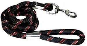 Ivaan Large Stylish Dog Rope Basic Leash - Black