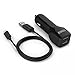 Produktbild Anker 4,8 A/24 W 2-Port USB Auto Ladegerät mit PowerIQ Technologie + 3 Ft Micro-USB-Kabel für Samsung Galaxy S6/S6 Edge, Nexus, HTC M9, Motorola, Nokia und mehr (schwarz)