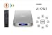 Produktbild Generico Ai One Android TV Box 4 K Support, Quad-Core CPU, 4 GB RAM, Google Play, Kodi TV, WLAN, Android 8.1, 64 GB SD Card Support