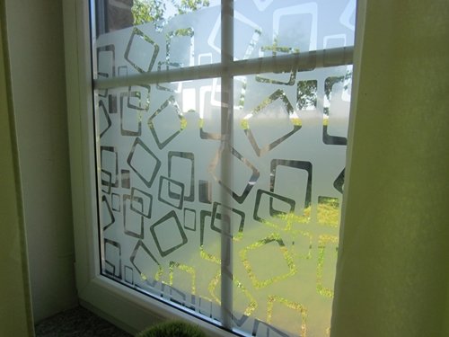 Fensterfolie Milchglasfolie Figaro 6,57€/m² Selbstklebend 122cm (1mx122cm) - 2