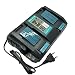 Produktbild SHS DC18RD Dual Port Ladegerät Kompatibel mit Makita 18V und 14.4V Lithium-Ionen Akku BL1815 BL1830 BL1840 BL1850 BL1860 / BL1415 BL1430 BL1440 BL1450