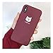 Produktbild Kompatibel mit iPhone X, 7/8, Plus, XS, XR, XS MAX Couple Phone Case, Protective Cover, Cartoon Embossed Shiba Inu, Female Models,Red,Iphone7/8