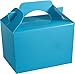 Produktbild 10 x BABY BLUE Kid Childrens Plain Activity Food Loot Favour Birthday Party Bag Gift Box Wedding Toy Christmas by Concept4u