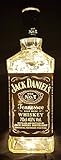  Jack Daniels - Botella lámpara con 80 ledes Blanco cálido upcycling Regalo Idea