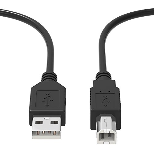 Drucker Kabel, Rankie 3-Pack 0.9m USB 2.0 Typ A zu B Kabel (Schwarz) – R1362C - 5