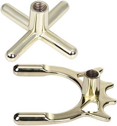 Ishua Brass Bridge Head Pool Cue Stick Frame Pole -Snooker Billards 9 Ball (2pcs)