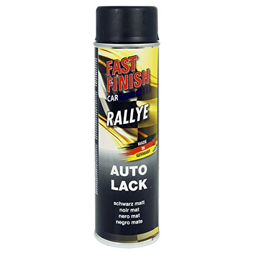 Motip Dupli 292828 Fast Finish - Spray de Pintura para Coche (500 ml), Color Negro Mate