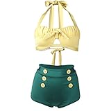 Höschen ist normal DE Größe!Aber das Top passt perfekt für Größe kleiner als E Cups.Bitte kontaktieren Sie uns, wenn Sie sich über die Größe unsicher sind.