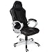 Produktbild Deuba Bürostühl Chefsessel I Höhenverstellbar I Wippfunktion I Ergonomisch Gepolstert I Belastbar I Schwarz Gaming Chair