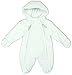 Baby Padded Teddy Bear Snowsuit with Mittens Pramsuit Sizes Premature or Newborn