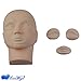 Eseewigs Training Mannequin Manikin Model Flat Head Practice Eyelash Extension Mannequin Training Head