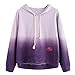Produktbild MEIbax Frauen Hoodie Gedruckt Patchwork Sweatshirt Damen Langarm Pullover Tops Bluse Oberteile Casual Tunika