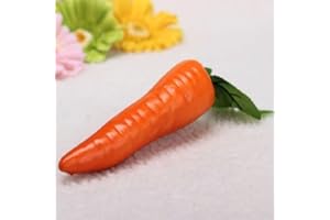 Ogquaton Künstliches Gemüse Dekorative Kunststoff Karotten Wohnkultur Langlebig und nützlich