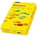 Produktbild 5 x Papyrus Multifunktionspapier Rainbow A4 160 g/qm intensivgelb VE=250 Blatt